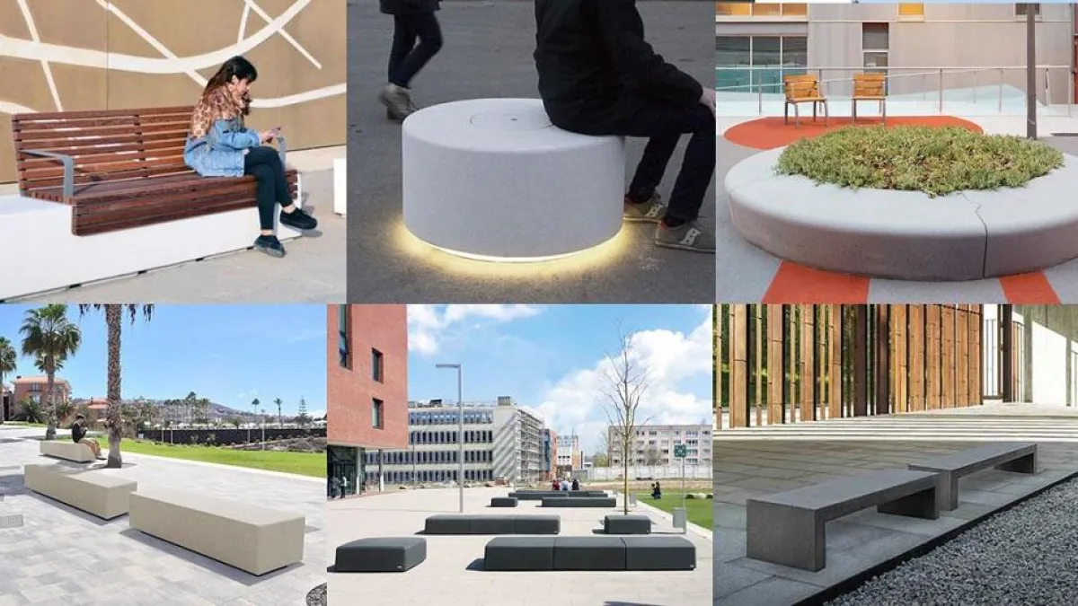 Park- und Stadtmobiliar von Escofet