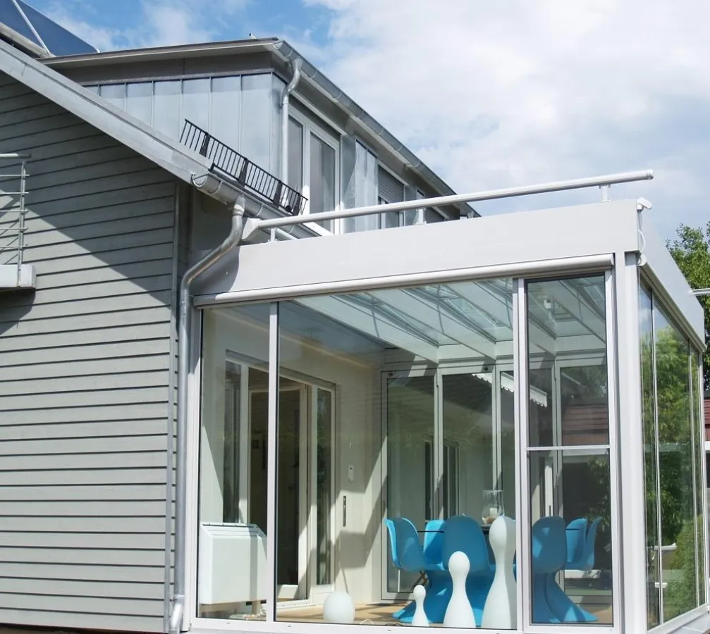 Casa Vitrum Flachdachsystem Planum für zeitgenössische Wintergärten