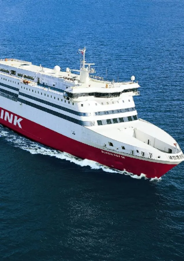 Tallink-Silja Superfast Schiff auf der Ostsee