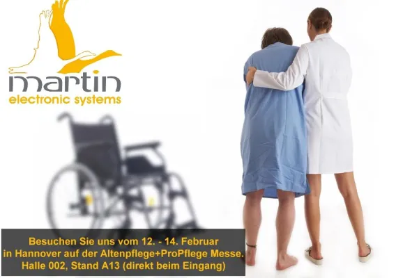 Bild: Altenpflege+ProPflege 2008 in Hannover - Vorstellung "SENIORBASIC" zur Überwachung und Pflege Demenzkranker