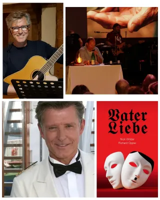 Schauspieler Nick Wilder kommt in den Stellwerkhof - Lesung, Talk & Livemusik mit Steffen Kersken! Bild: Schauspieler Nick Wilder kommt in den Stellwerkhof - Lesung, Talk & Livemusik mit Steffen Kersken!