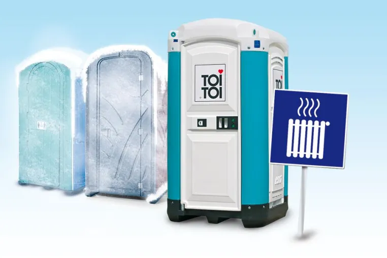 Fit für den Winter: Beheizbare mobile Toilettenkabinen von TOI TOI & DIXI Sanitärsysteme GmbH Bild: Fit für den Winter: Beheizbare mobile Toilettenkabinen von TOI TOI & DIXI Sanitärsysteme GmbH
