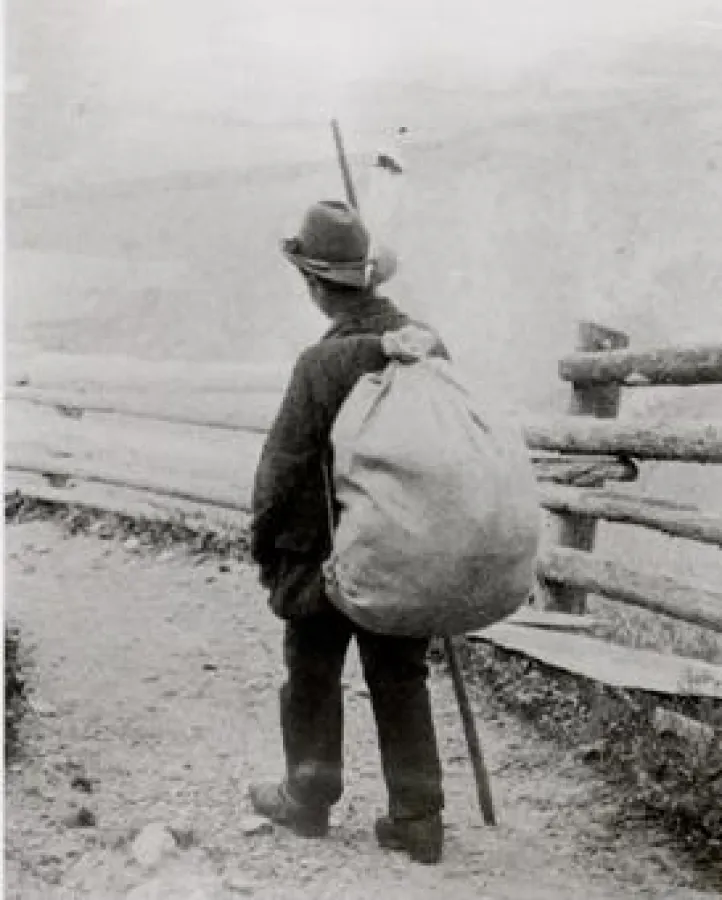 Ein Schwabenkind auf dem Weg zurück in die Heimat