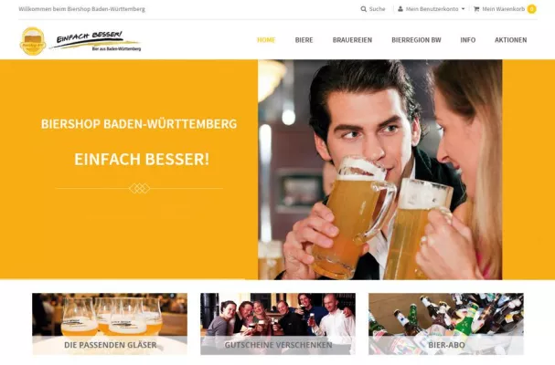 Bild: Biershop Baden-Württemberg ist online!