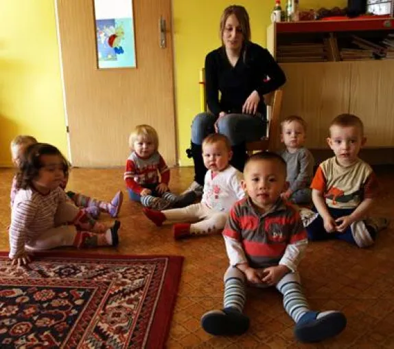 Bild: "Es geht alles Hand in Hand" - Sanierung der Kita Gensinger Straße hat begonnen