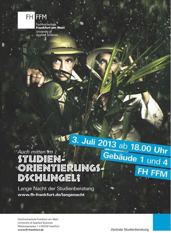 Lange Nacht der Studienberatung informiert Studieninteressierte kurz vor Bewerbungsschluss. FH FFM