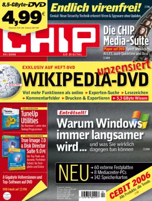 Das Technikmagazin geht innovative Wege - Die neue CHIP: Mehr Infos, moderneres Layout - und jede Menge Tests Bild: Das Technikmagazin geht innovative Wege - Die neue CHIP: Mehr Infos, moderneres Layout - und jede Menge Tests