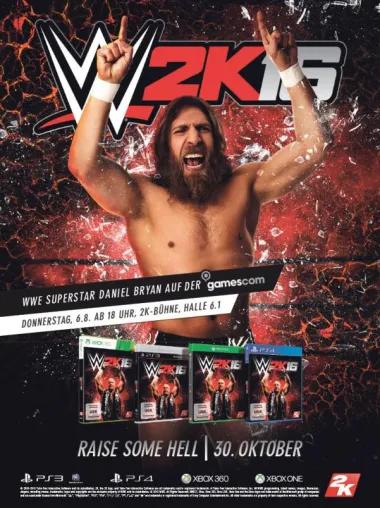 Bild: WWE® Superstar Daniel Bryan® auf der Gamescom