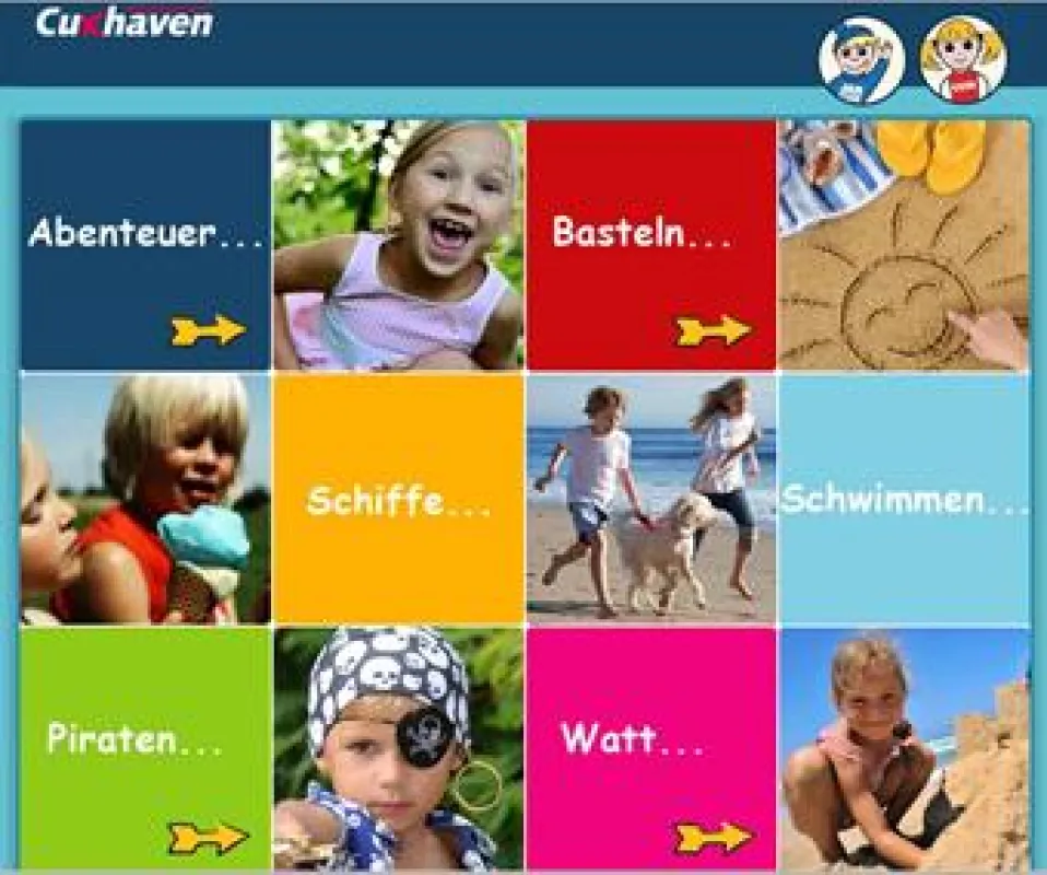 Neue Website für kleine Cuxhaven-Gäste: cuxkinder.de