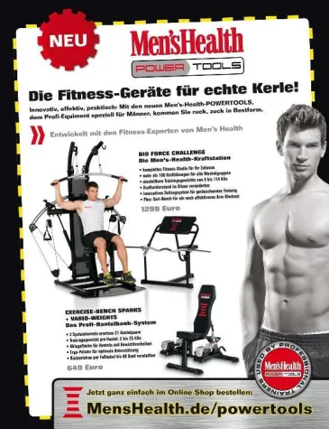 Bild: DNS Agentur für direkte Markenkommunikation setzt Men’s Health POWERTOOLS in Szene