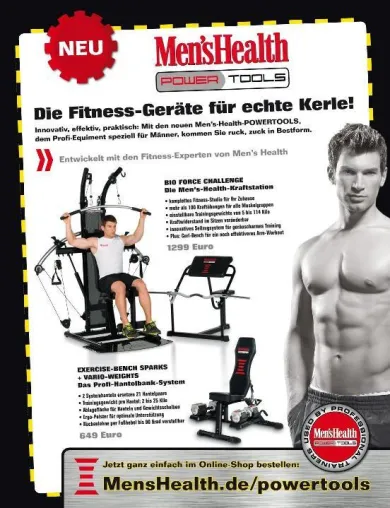 Bild: DNS Agentur für direkte Markenkommunikation setzt Men’s Health POWERTOOLS in Szene