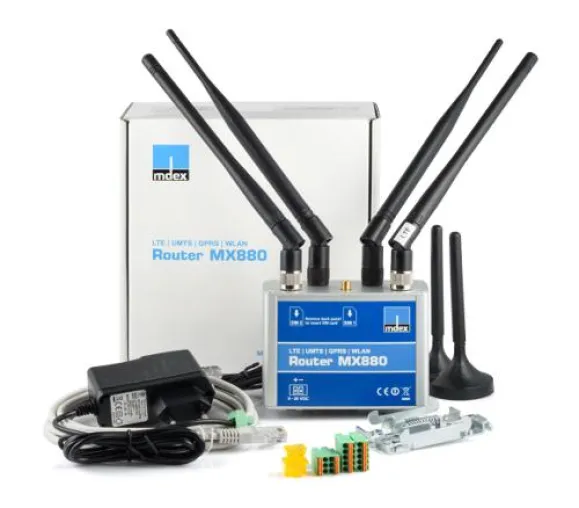 Bild: Markteinführung mdex LTE-Router MX880 - vielseitig, universell, leistungsstark