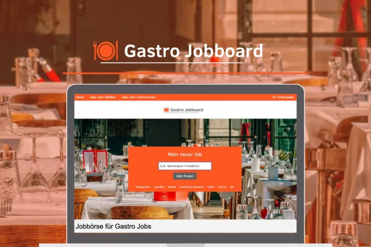 Gastro Jobboard: Jobs für Gastronomie & Hotellerie Bild: Gastro Jobboard: Jobs für Gastronomie & Hotellerie
