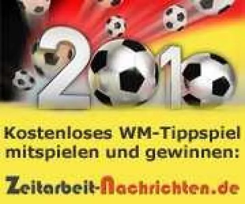 Bild: Zeitarbeit im Fußball-WM Fieber: Kostenloses Gewinnspiel für die Zeitarbeitsbranche