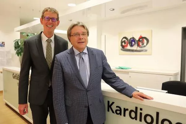 Neue Doppelspitze in der Klinik für Kardiologie und Angiologie am Klinikum Lüdenscheid Bild: Neue Doppelspitze in der Klinik für Kardiologie und Angiologie am Klinikum Lüdenscheid