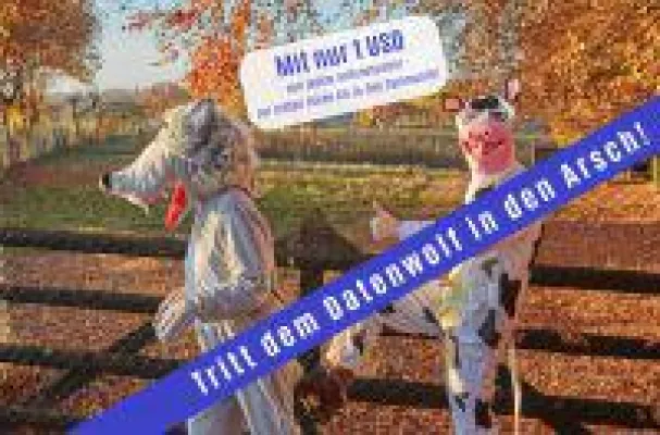 "Tritt dem Datenwolf in den Arsch" sagt Projektgründer Spröde Bild: "Tritt dem Datenwolf in den Arsch" sagt Projektgründer Spröde