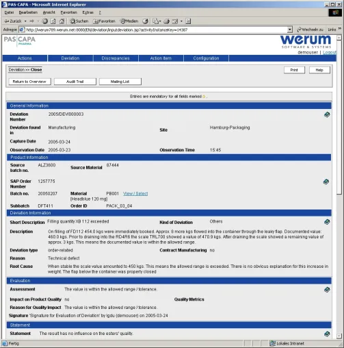Bayer HealthCare AG führt IT-System von Werum für die Optimierung des Qualitätsmanagements ein Bild: Bayer HealthCare AG führt IT-System von Werum für die Optimierung des Qualitätsmanagements ein