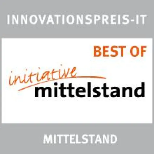 Bild: PROMETHEUS eBusiness – Zertifizierung als BEST OF beim INNOVATIONSPREIS-IT 2018