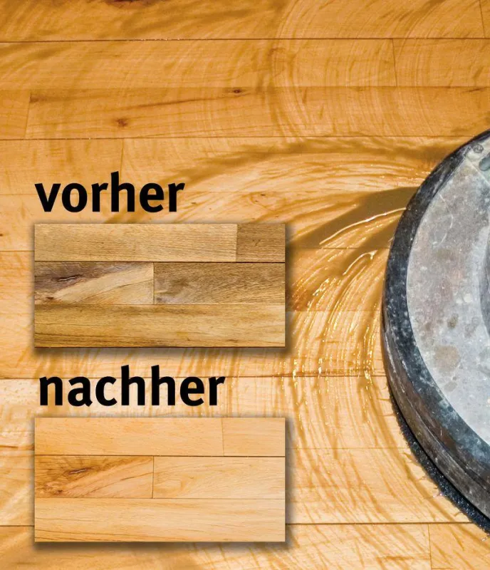 Dank einer Ölwäsche mit greenline Pflegeöl erstrahlt jeder Echtholzboden wieder in neuem Glanz. Die volldeklarierten Premium-Öle und Wachse werden auf pflanzlicher Basis hergestellt und geben jedem Ho