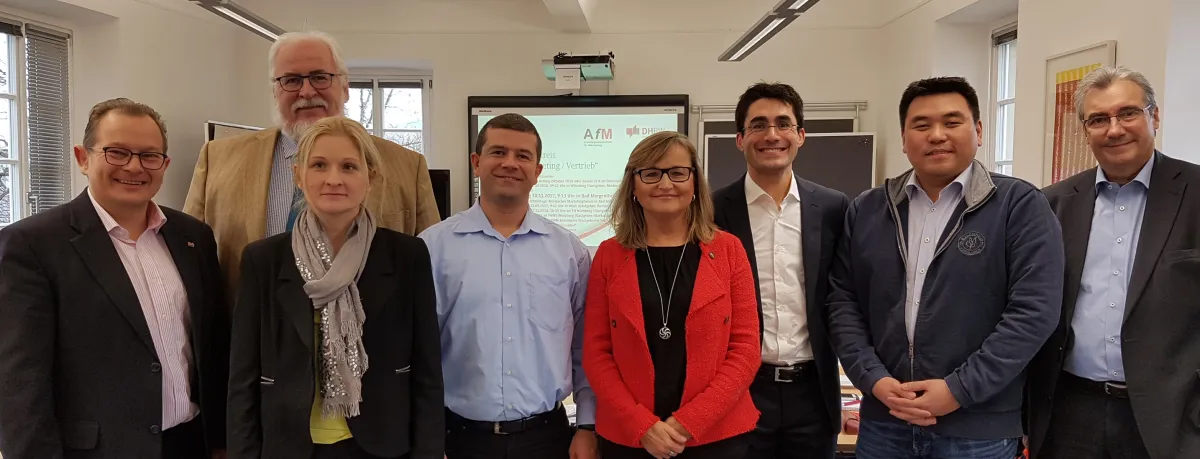 Teilnehmer der 5. Arbeitssitzung des AfM-Arbeitskreises B-to-B-Marketing / Vertrieb am 10.11.2017