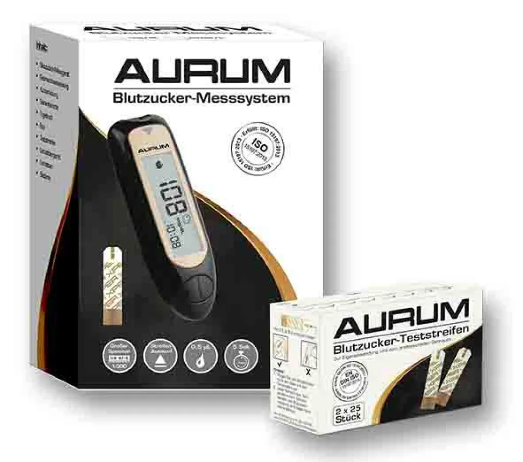 Aurum Blutzucker-Messsystem
