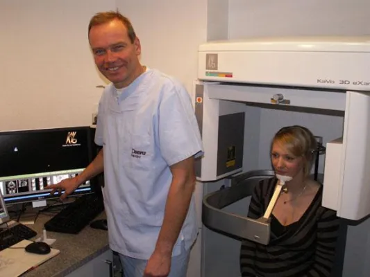 Bild: Bessere Diagnostik dank 3-D-Darstellung - Implantatzentrum Emsland investiert in modernstes DVT-Gerät