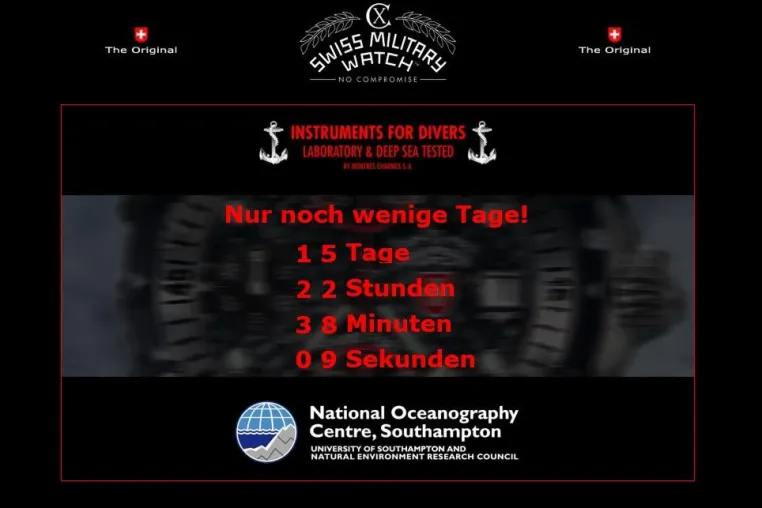 Neuer Weltrekord für Taucheruhren von CX Swiss Military Watch? Bild: Neuer Weltrekord für Taucheruhren von CX Swiss Military Watch?