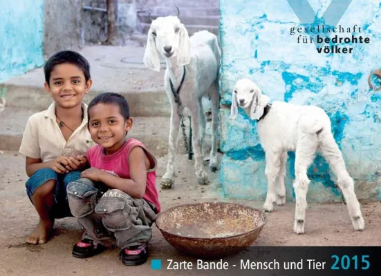 Bild: Zarte Bande – Mensch und Tier 2015: Der neue Bildkalender ist da