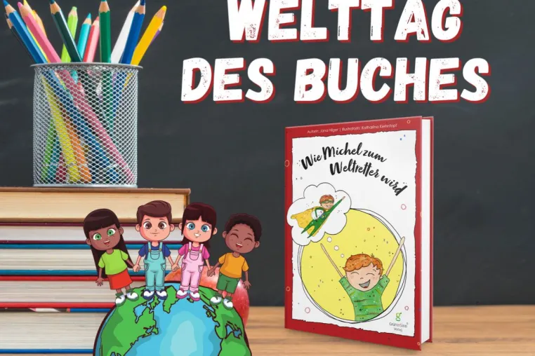 Zum "Welttag des Buches" einen kompletten Klassensatz von "Wie Michel zum Weltretter wird" gewinnen! Bild: Zum "Welttag des Buches" einen kompletten Klassensatz von "Wie Michel zum Weltretter wird" gewinnen!