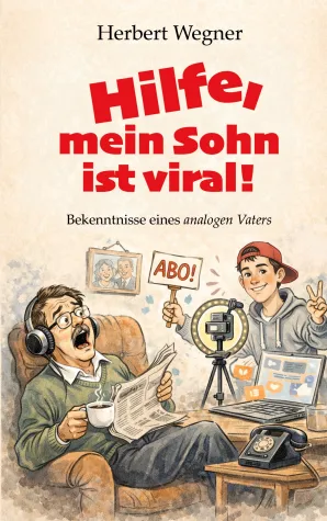 Bild: Hilfe, mein Sohn ist viral! - Ein satirischer Roman über den Generationenkonflikt im digitalen Zeitalter