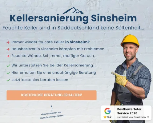 Bild: Radon im Keller: Kellersanierung Sinsheim erklärt Risiko und Abdichtungspflicht