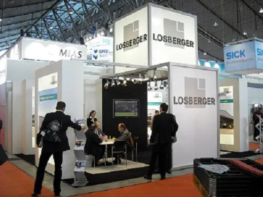Bild: Losberger zeigt auf der LogiMAT seine Raumlösungen für die unterschiedlichsten Einsatzzwecke