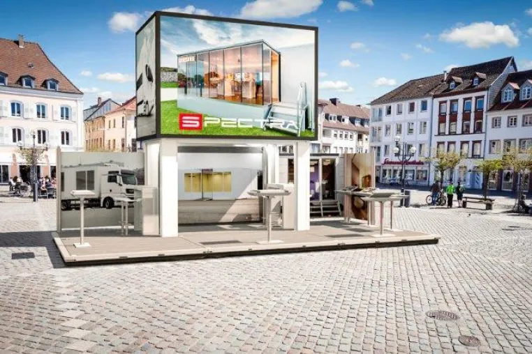 Bild: Innovative PopUps als Roadshow Tool