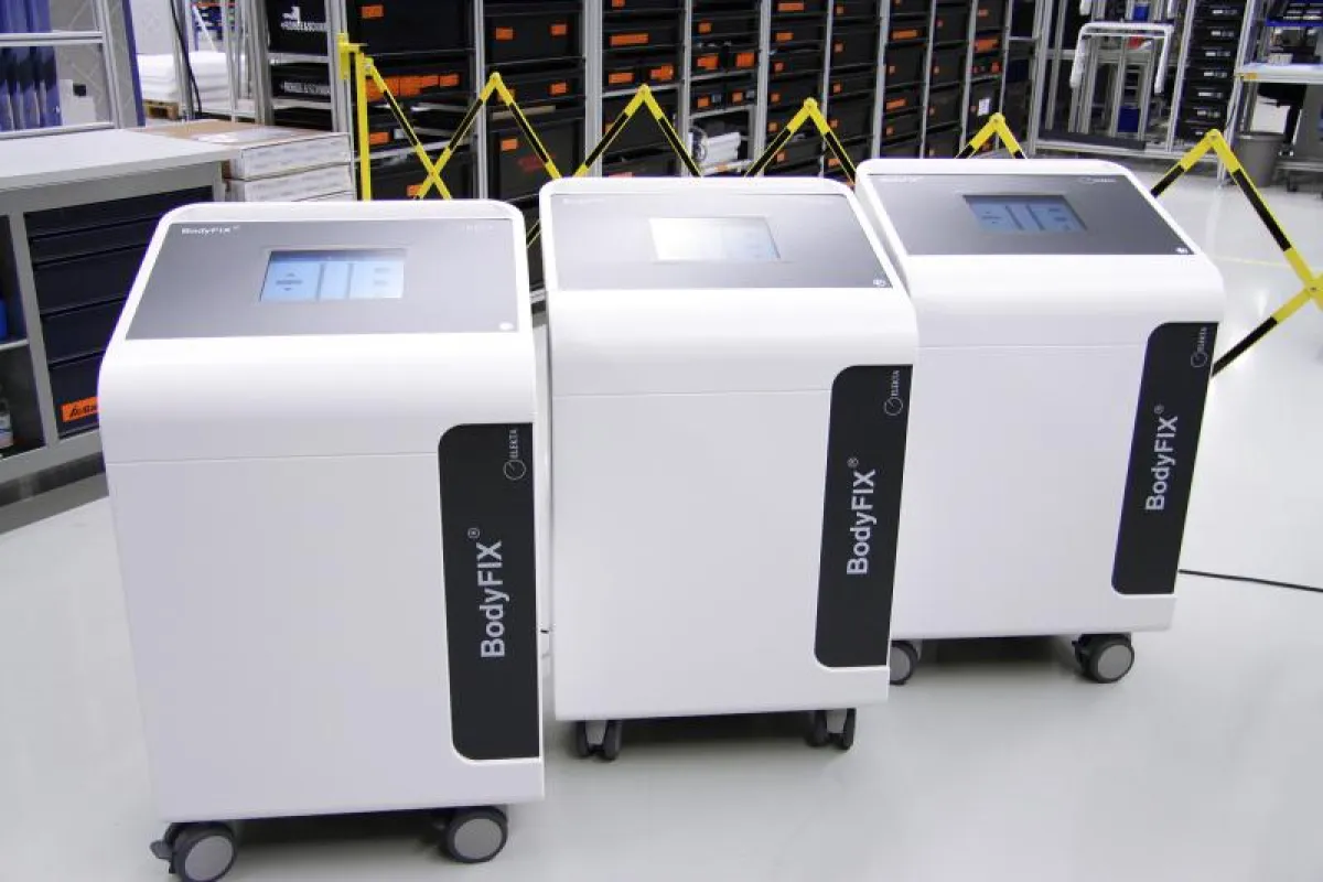 Vakuumpumpe für ein BodyFIX-System.