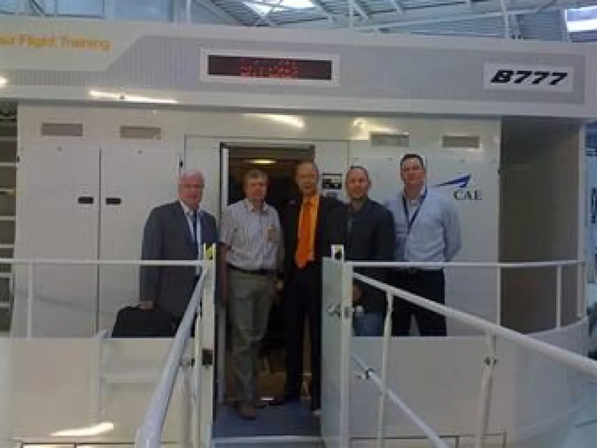 Start des ersten B777 Trainings