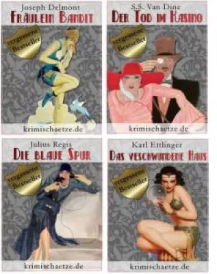 Bild: Das neue E-Book-Label krimischaetze.de bringt vergessene Krimi-Bestseller aus den 1920er Jahren ans Licht