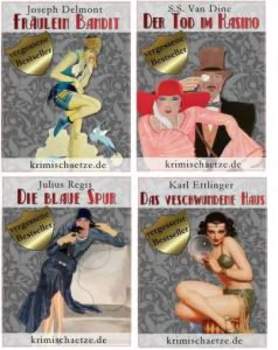 Bild: Das neue E-Book-Label krimischaetze.de bringt vergessene Krimi-Bestseller aus den 1920er Jahren ans Licht