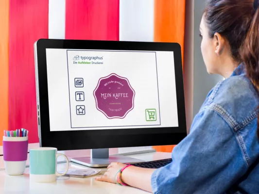 Der erste Online-Editor für Aufkleber von Typographus ist endlich da Bild: Der erste Online-Editor für Aufkleber von Typographus ist endlich da