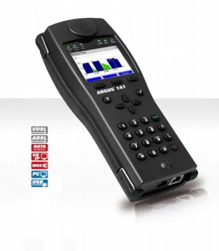 ARGUS 141: Leistungsstarker DSL-Tester mit separaten Chips für VDSL und ADSL Bild: ARGUS 141: Leistungsstarker DSL-Tester mit separaten Chips für VDSL und ADSL