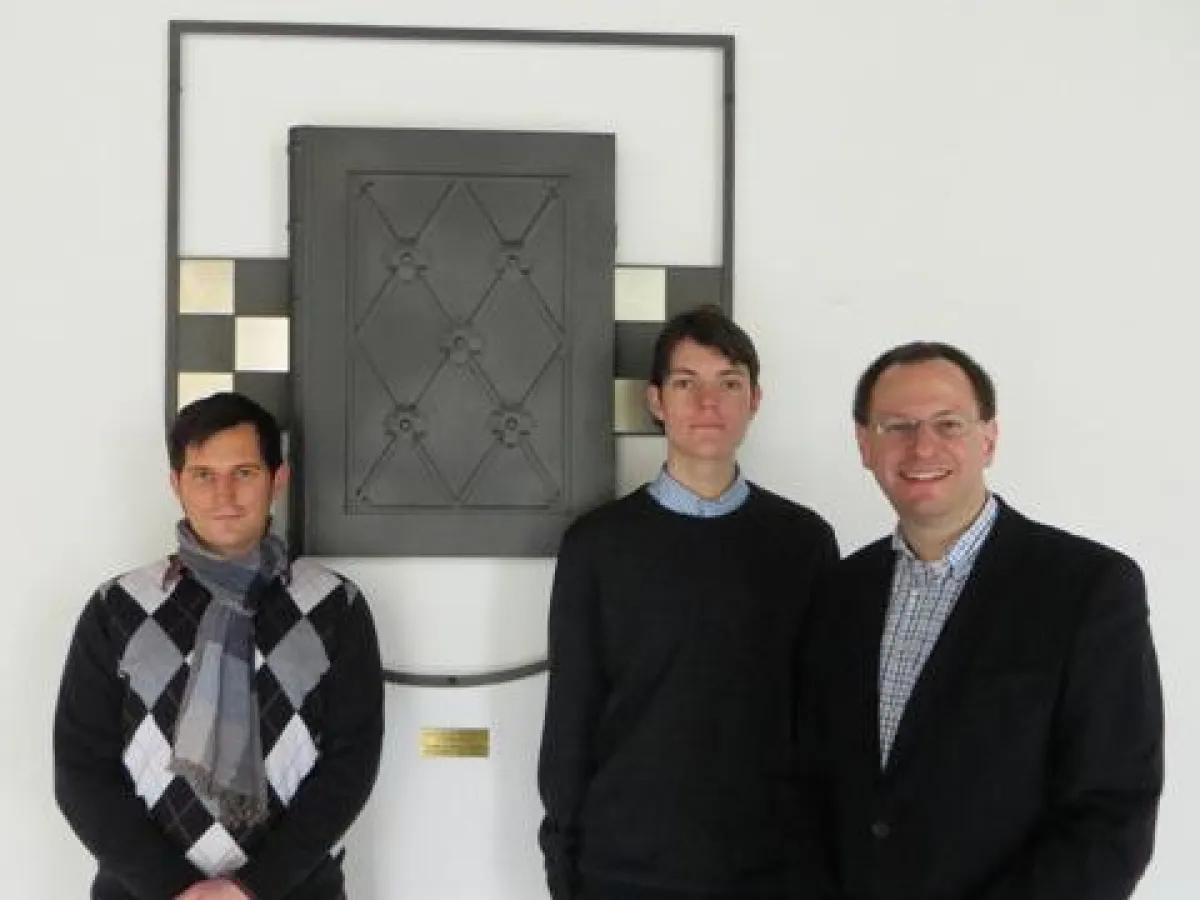 Dennis Rademacher, Isaac Toman Grief und Felix Haltt (v.l.n.r.)