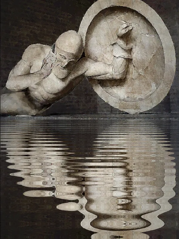 BY THE RIVERS OF BABYLON (out-of-place artwork) (© Karl Weingärtner)