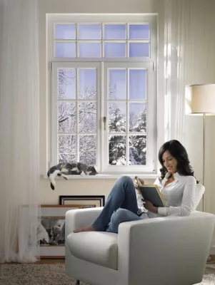 Bild: Wellness-Tempel statt Eispalast: Mit neuen Fenstern komfortabel durch den Winter