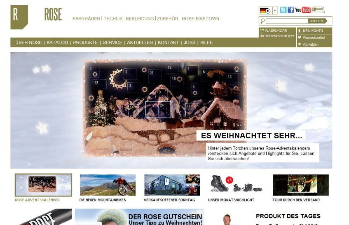 Startseite www.roseversand.de