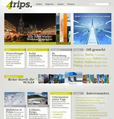 Deutschlands erstes Vertical Travel Network 4trips weiter auf Erfolgskurs Bild: Deutschlands erstes Vertical Travel Network 4trips weiter auf Erfolgskurs