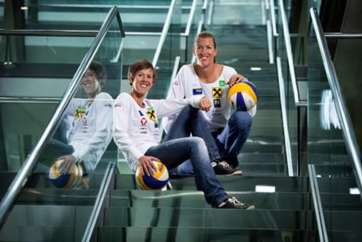 Es geht steil bergauf für Doris und Steffi Schwaiger im Olympia-Jahr 2012. (Fotocredit: Höfinger)