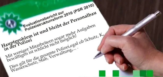 Bild: Polizeistrukturreform konnte die tatsächlichen Probleme der Landespolizei wie erwartet nicht lösen