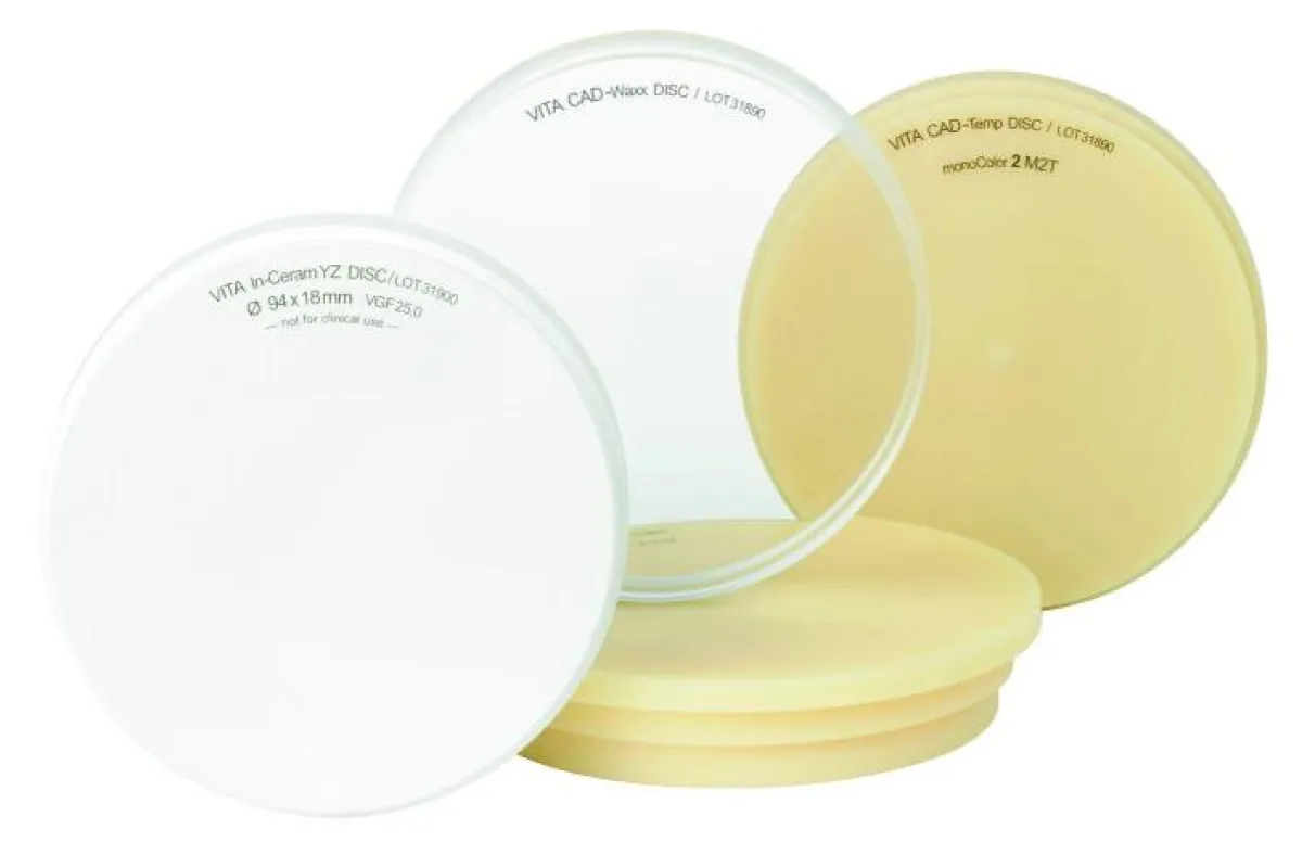 VITA DISCs zur Bearbeitung mit offenen CAD/CAM-Systemen