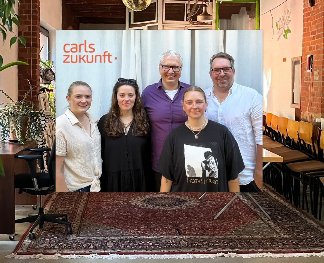 Das Team von Carls Zukunft an unserem neuen Standort in Berlin. (© Carls Zukunft GmbH)