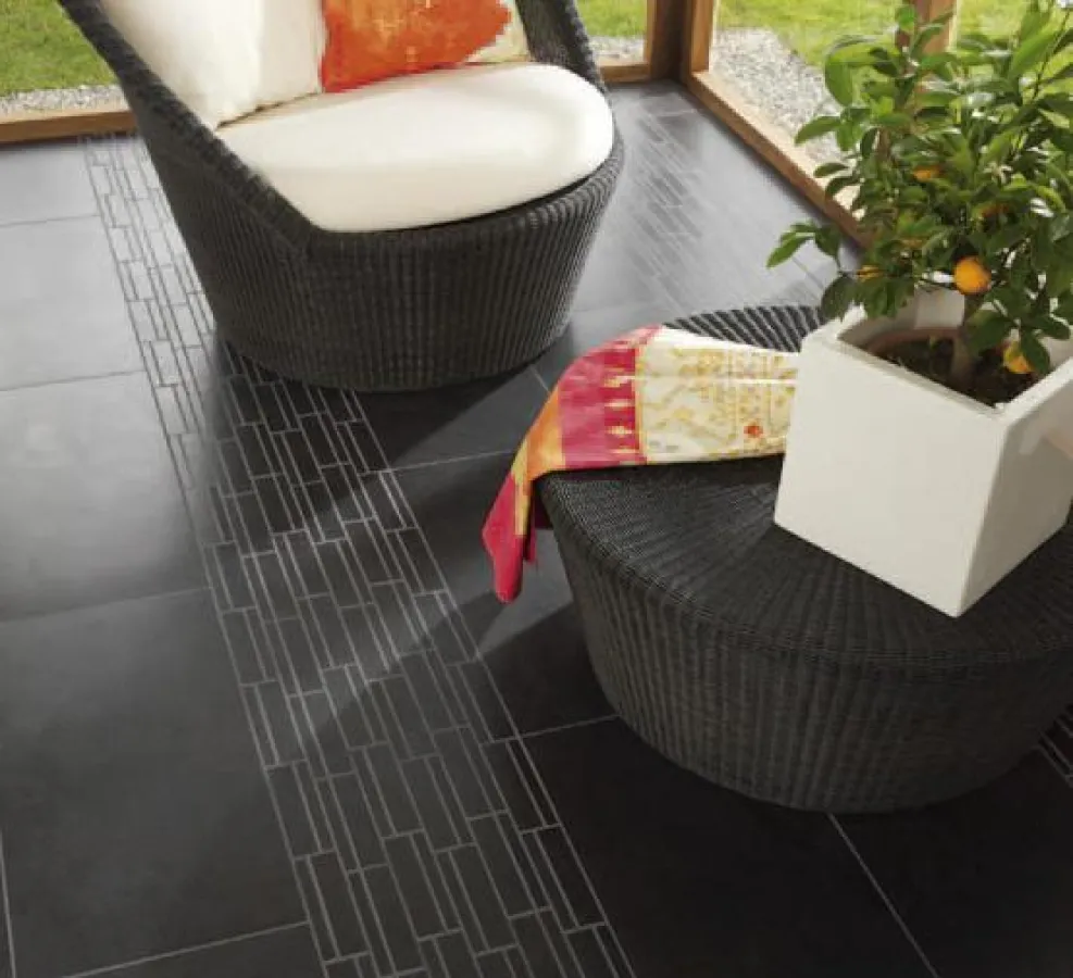 Werbeaufnahmen bei Steuler-Fliesen (Wintergarten-Ambiente)