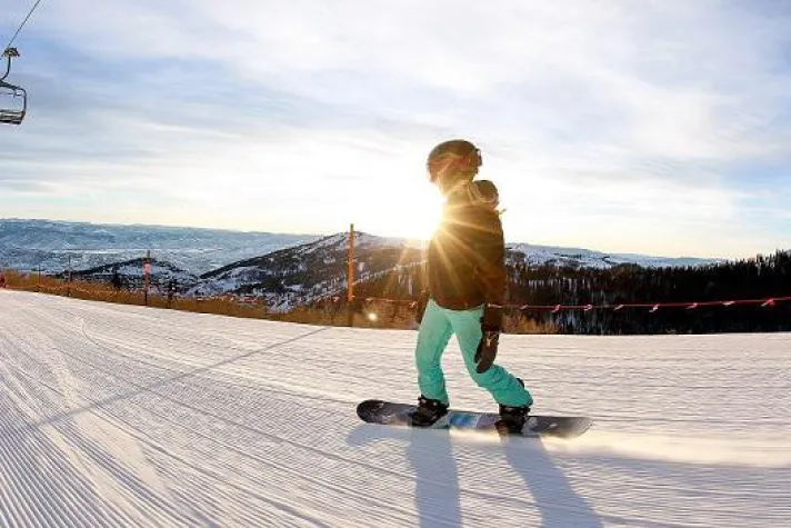 Bild: Wildwest-Flair und Pisten-Atmosphäre im Frühjahr 2017